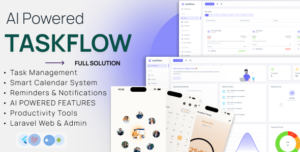 Unleash Peak Productivity: Discover TaskFlow, The AI-Powered Task Manager You Need!